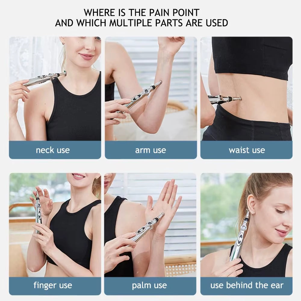 AcupointPro™ Meridian Massage Pen – Recharge Your Body, Anytime, Anywhere