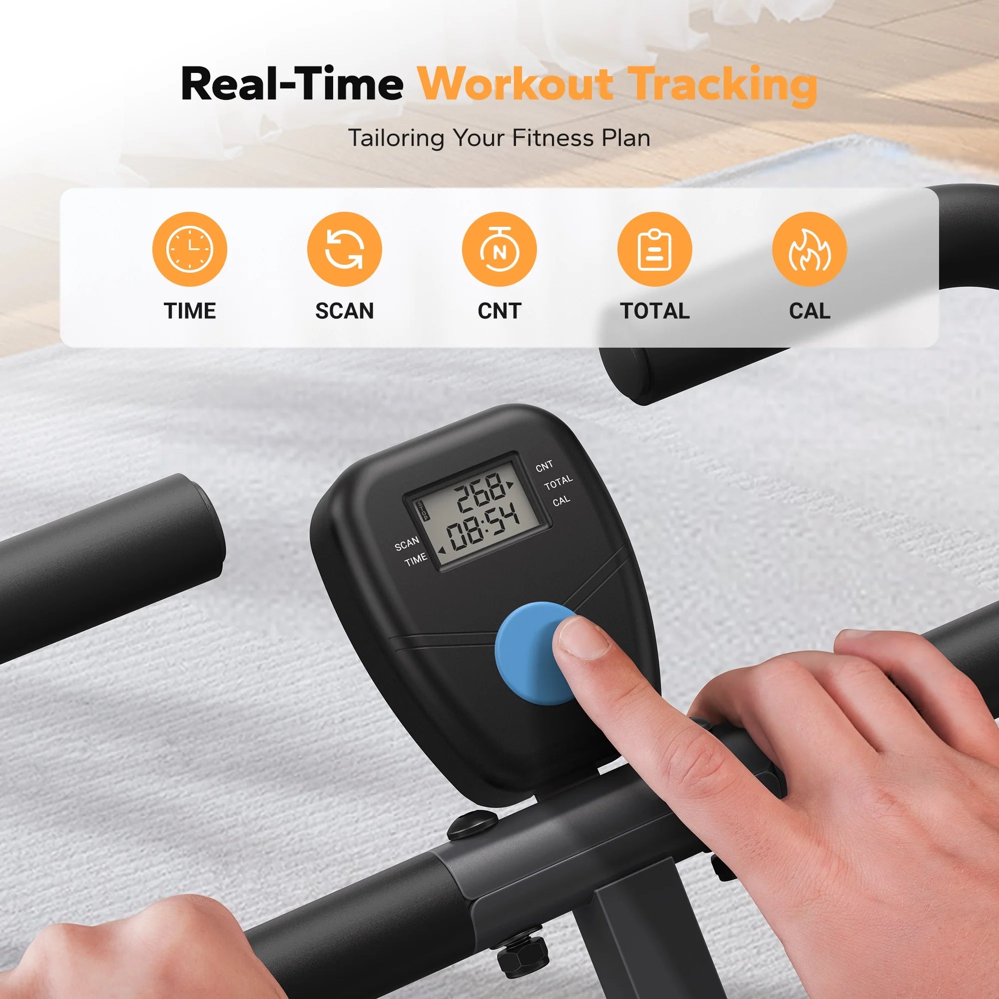 Compact Weight Support Squat Machine - 2-In-1 Glutes & Leg Exercise Trainer for Home Gym, 350 Lbs Capacity